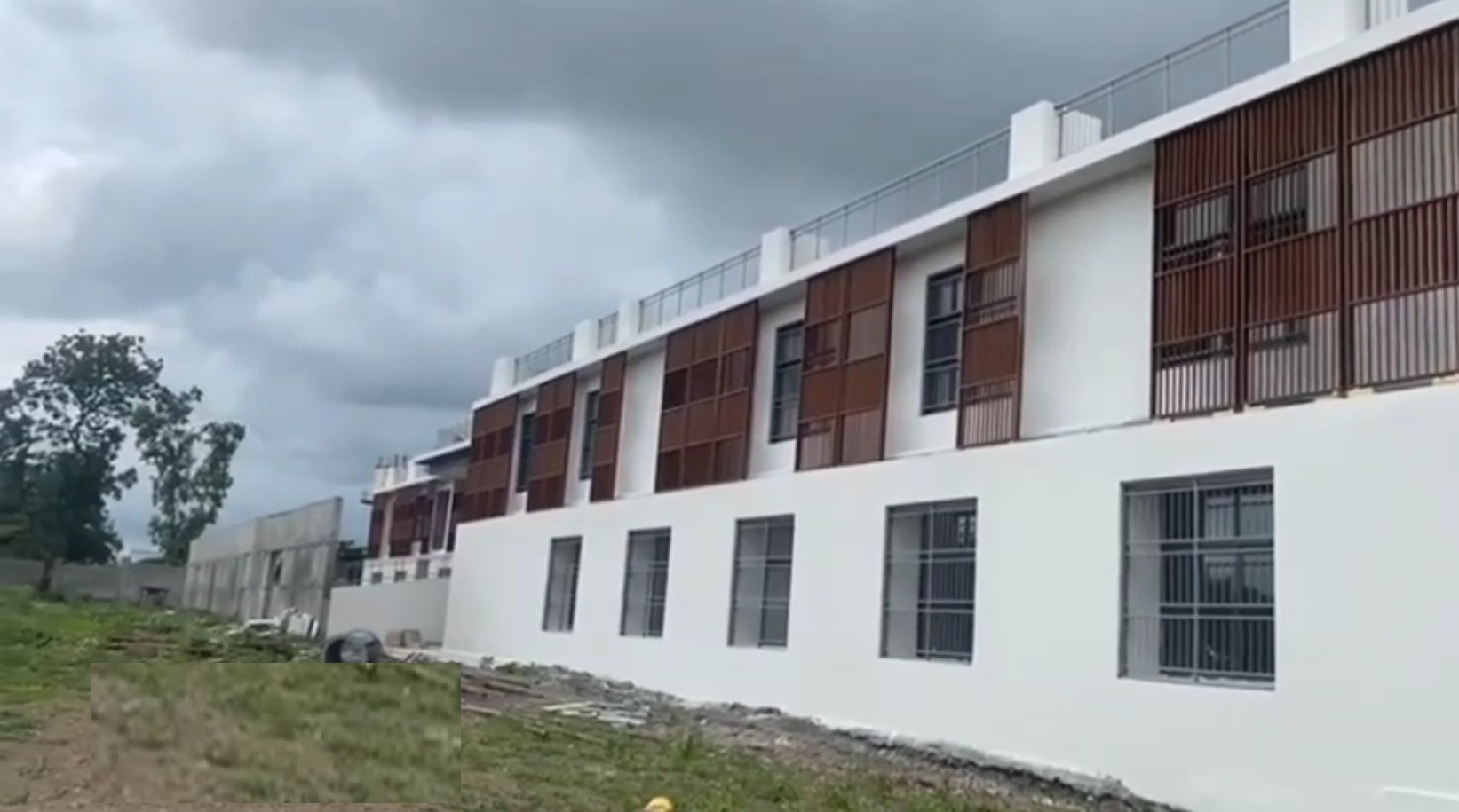 School Facade and Elevation