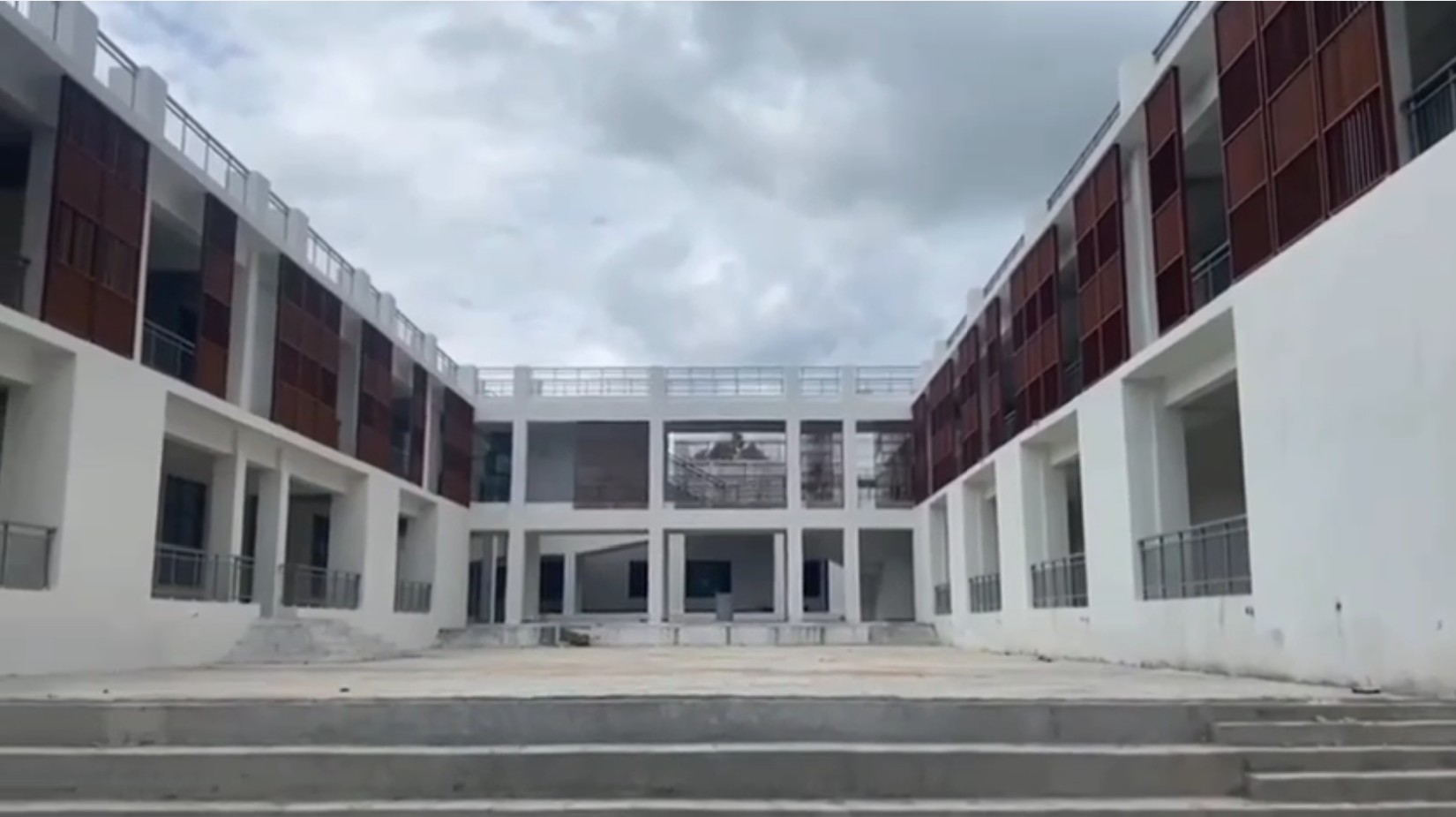 School Facade and Elevation