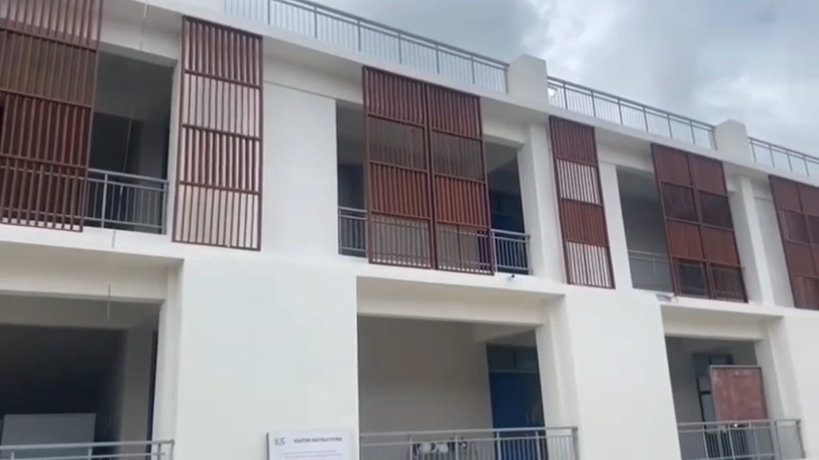 School Facade and Elevation