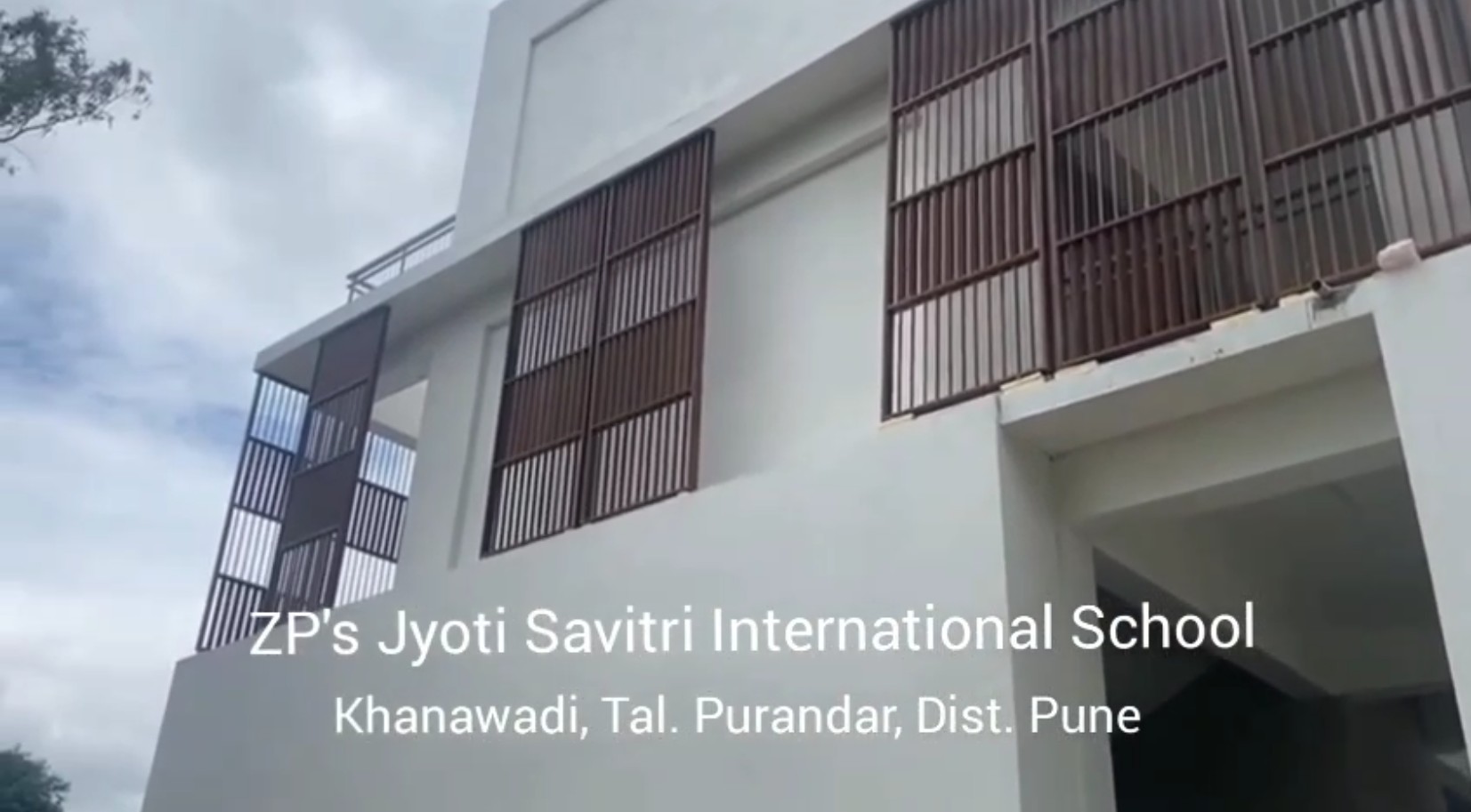 School Facade and Elevation