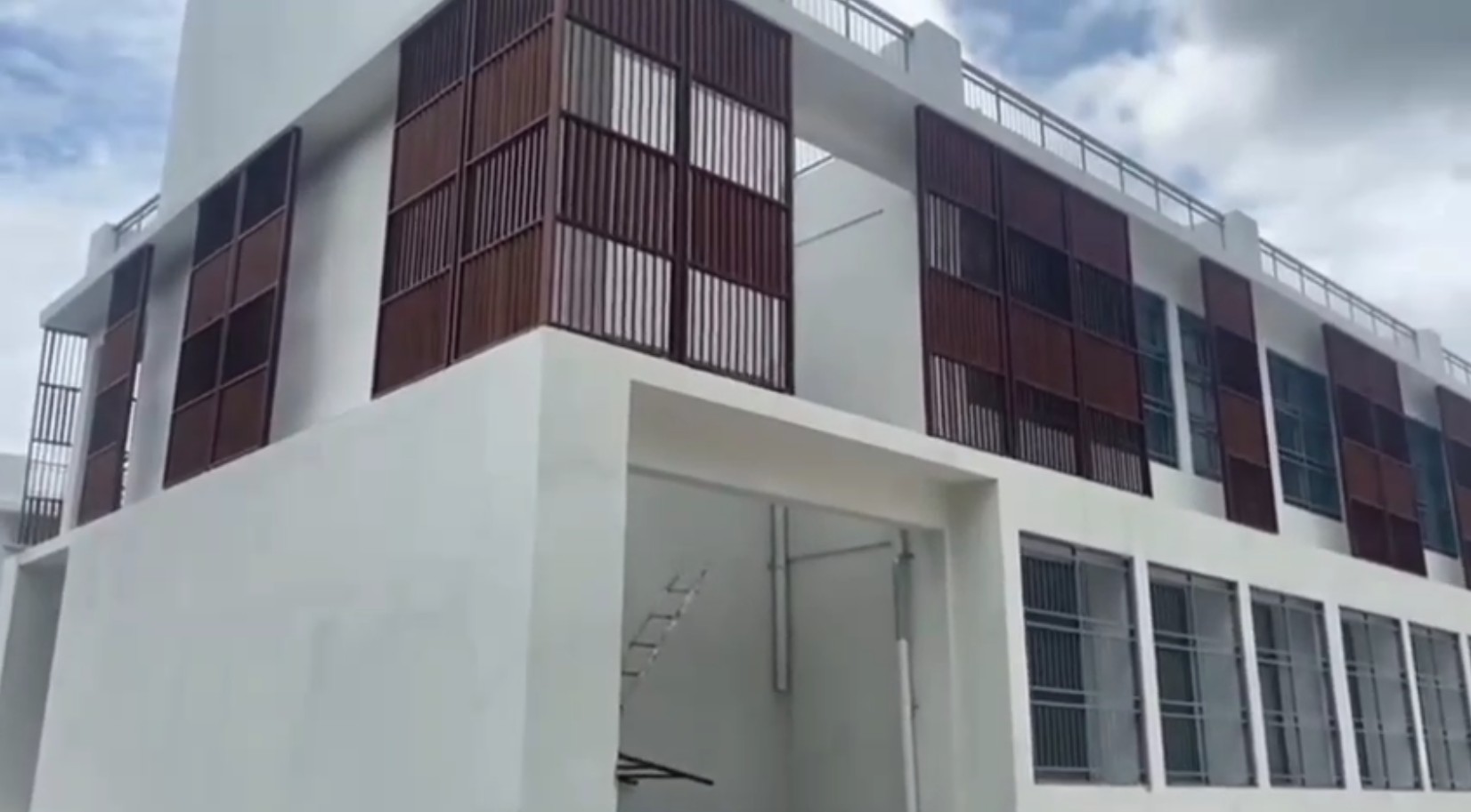 School Facade and Elevation