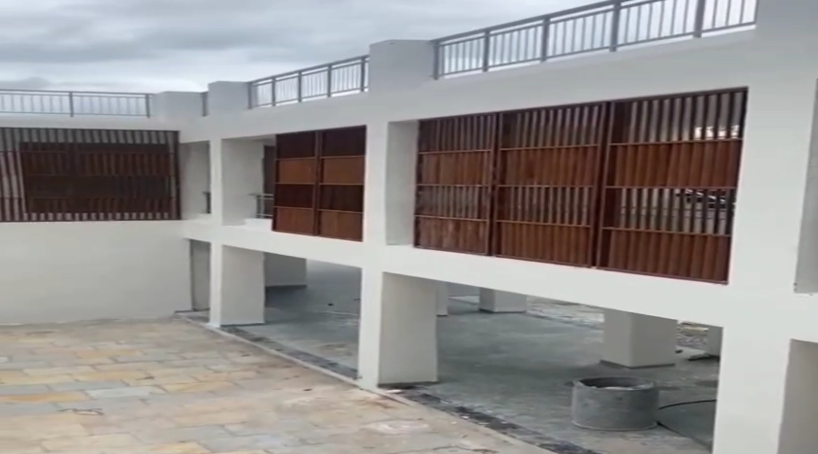 School Facade and Elevation