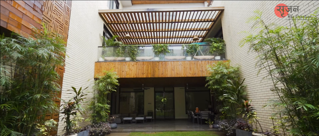 Courtyard Pergola at Raipur